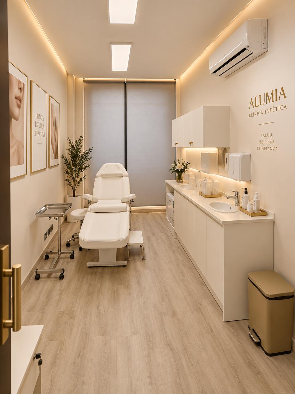 Espacio de atención de ALUMIA Clínica Estética